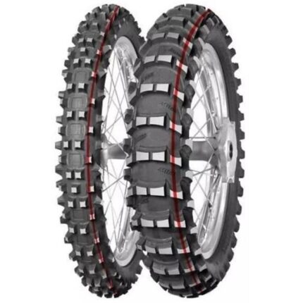 Mitas TERRA FORCE-MX SM 80/100 - 21 R21 [51 M]  TT  F  SOFT MEDIUM TERRAIN  (czerwony i ��ty pasek)